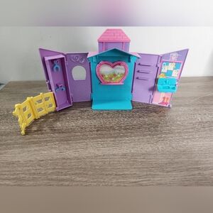 Vintage Mattel 2002 Polly Pocket Ride In Style Ranch Playset